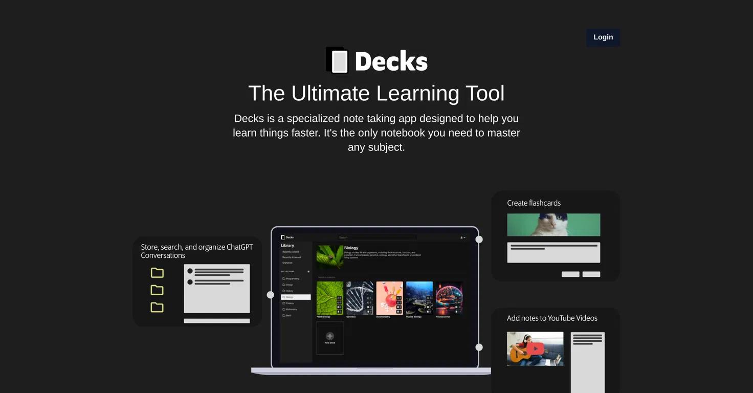 Decks Website