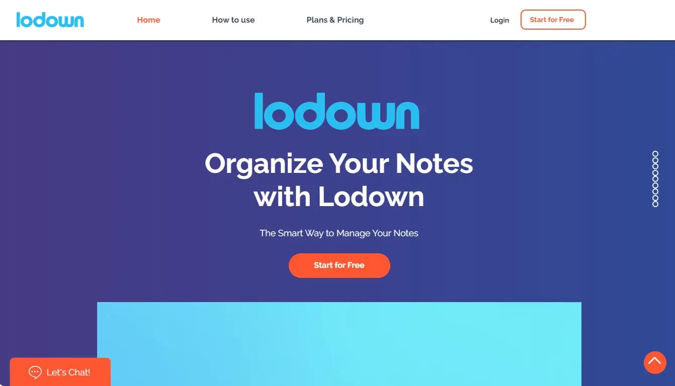 Lodown Website