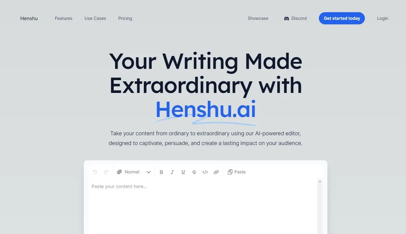 HenshuWebsite Screenshot