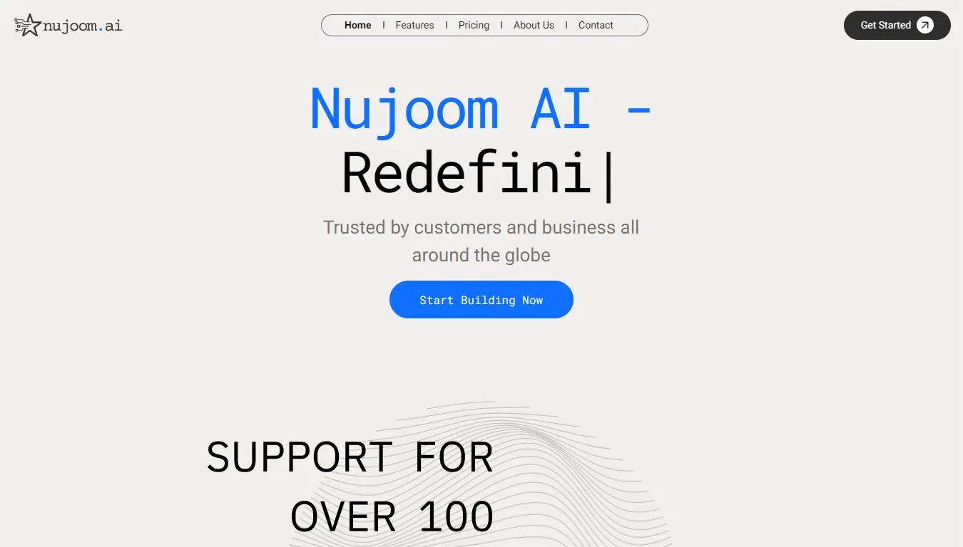 Nujoom AI Website