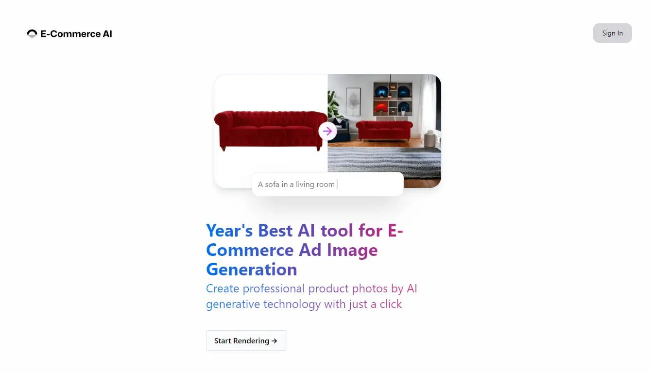 E-Commerce AI Website