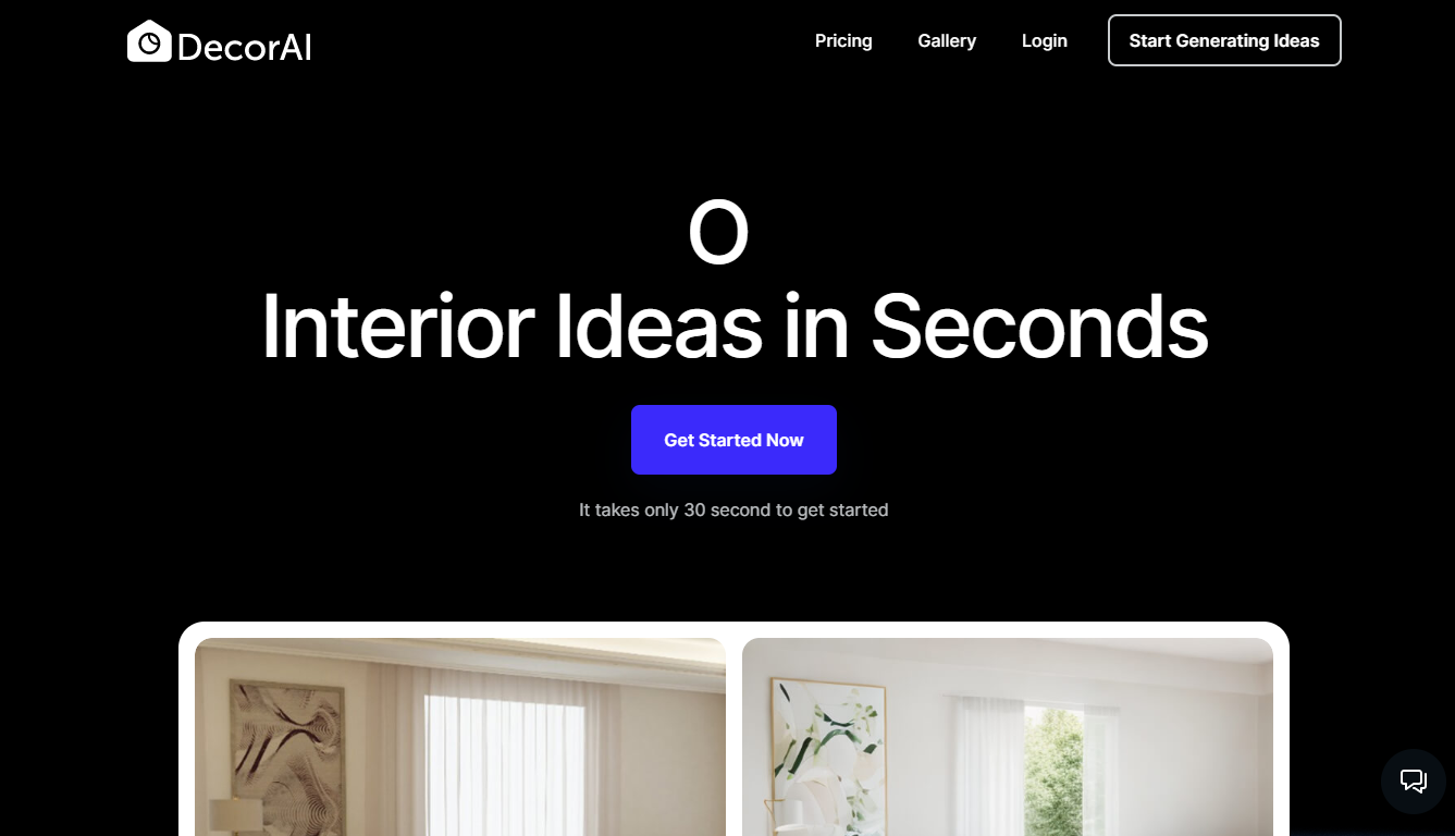 DecorAIWebsite Screenshot