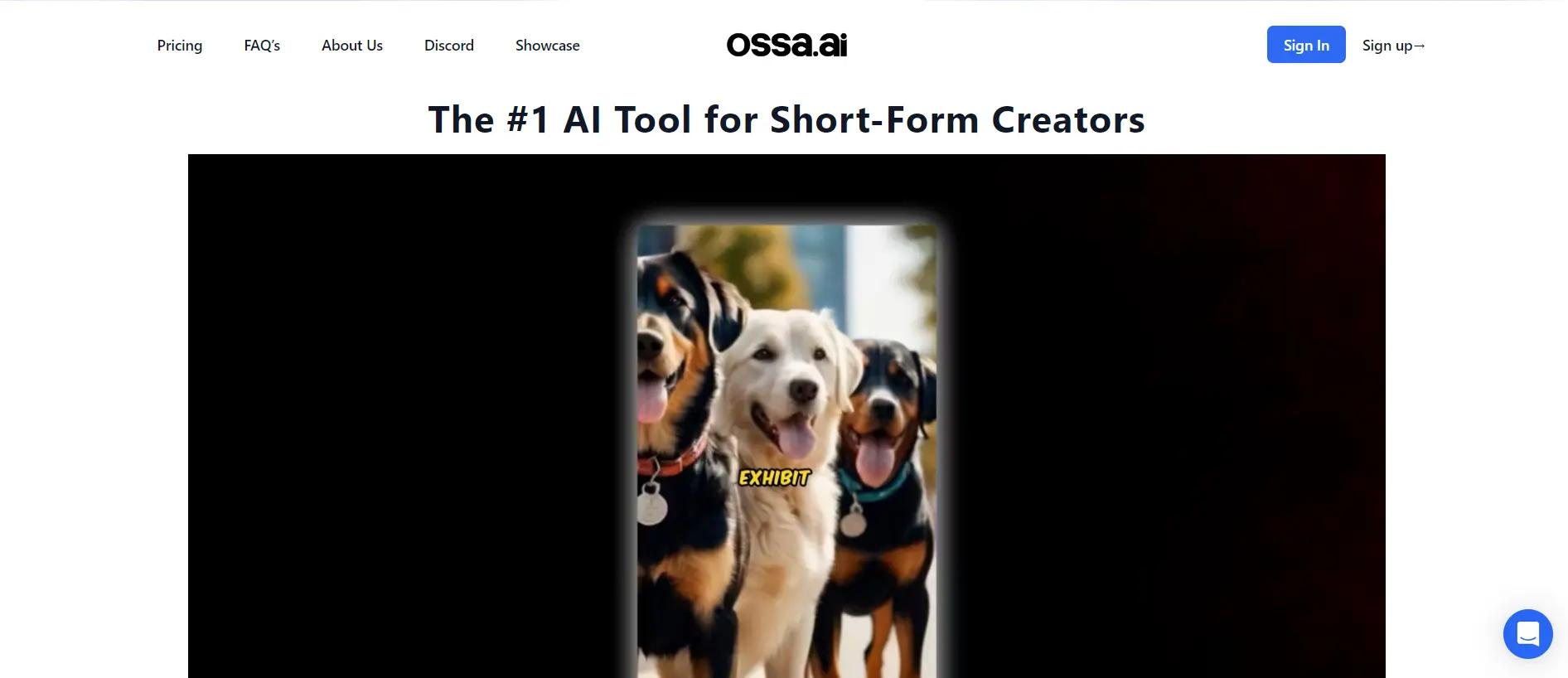 Ossa Website