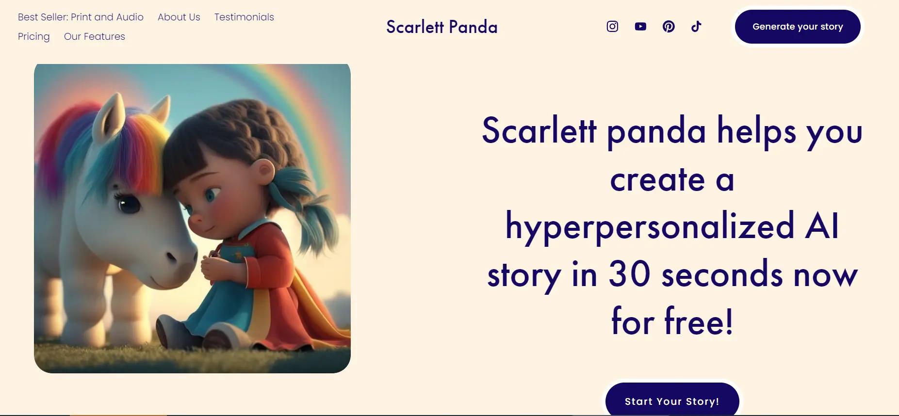 Scarlett Panda Website