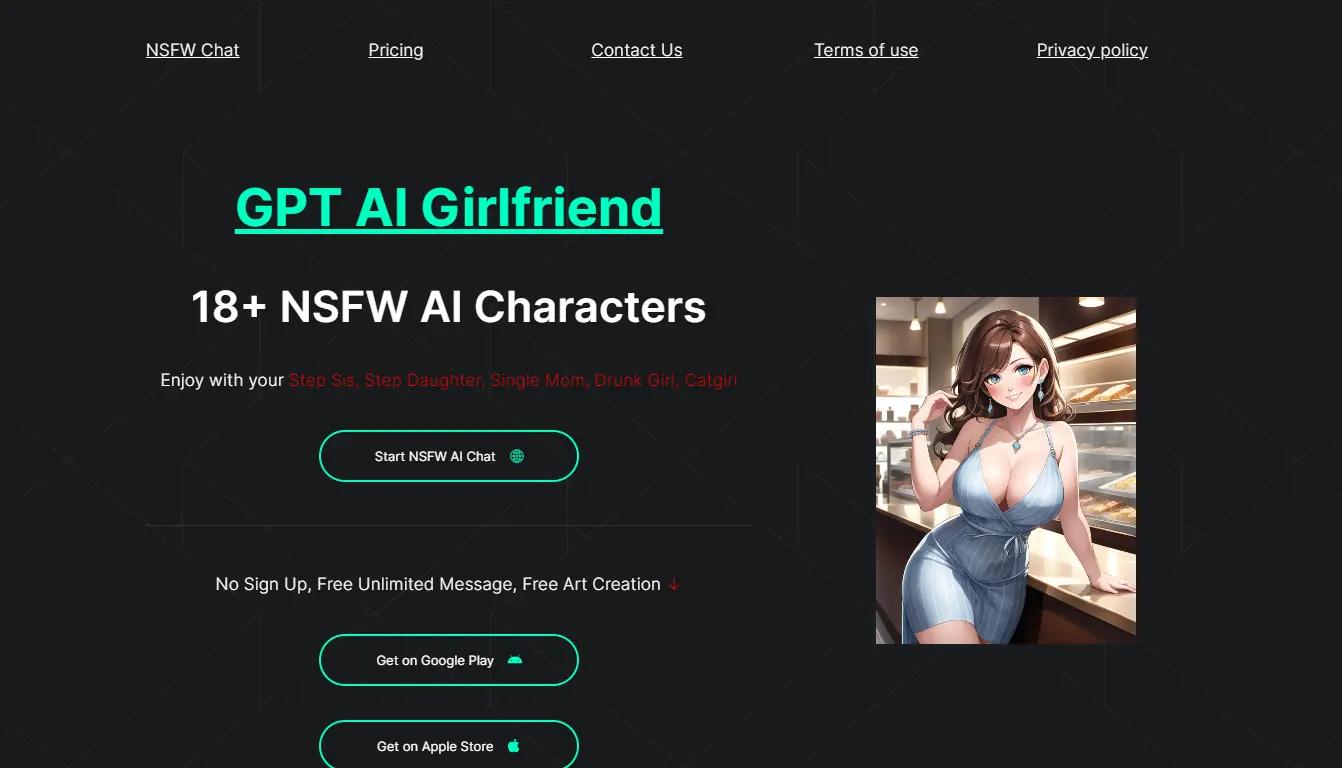 GPTGirlfriend Website