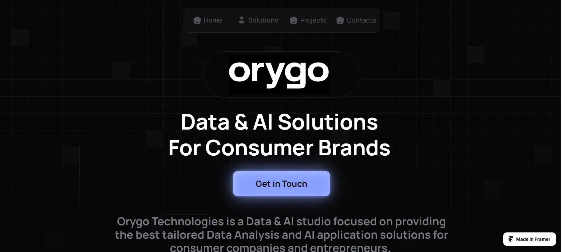 Orygo AI Website