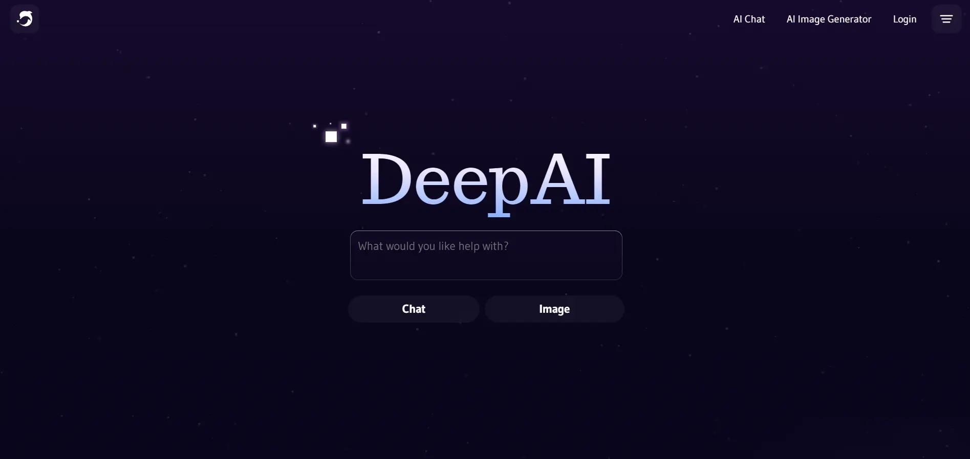 DeepAI Website