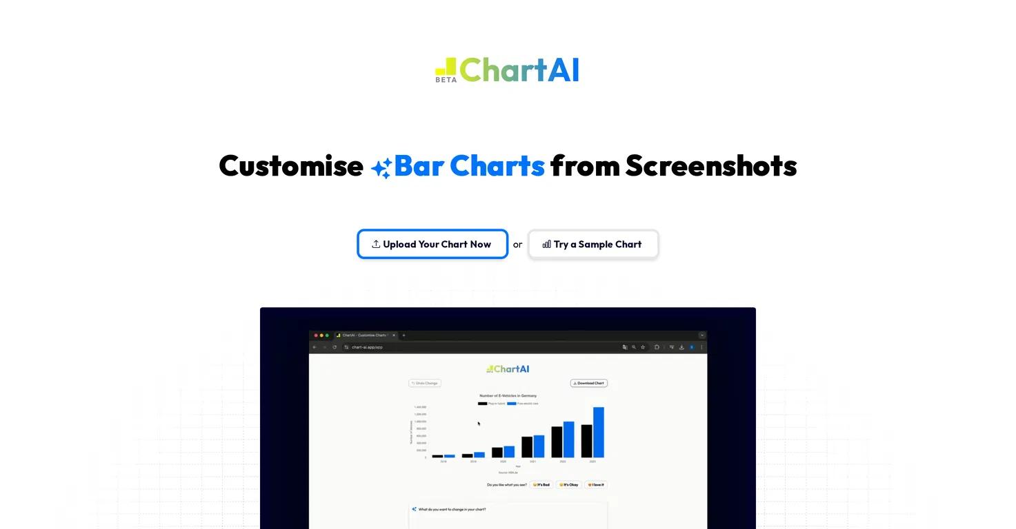 ChartAIWebsite Screenshot