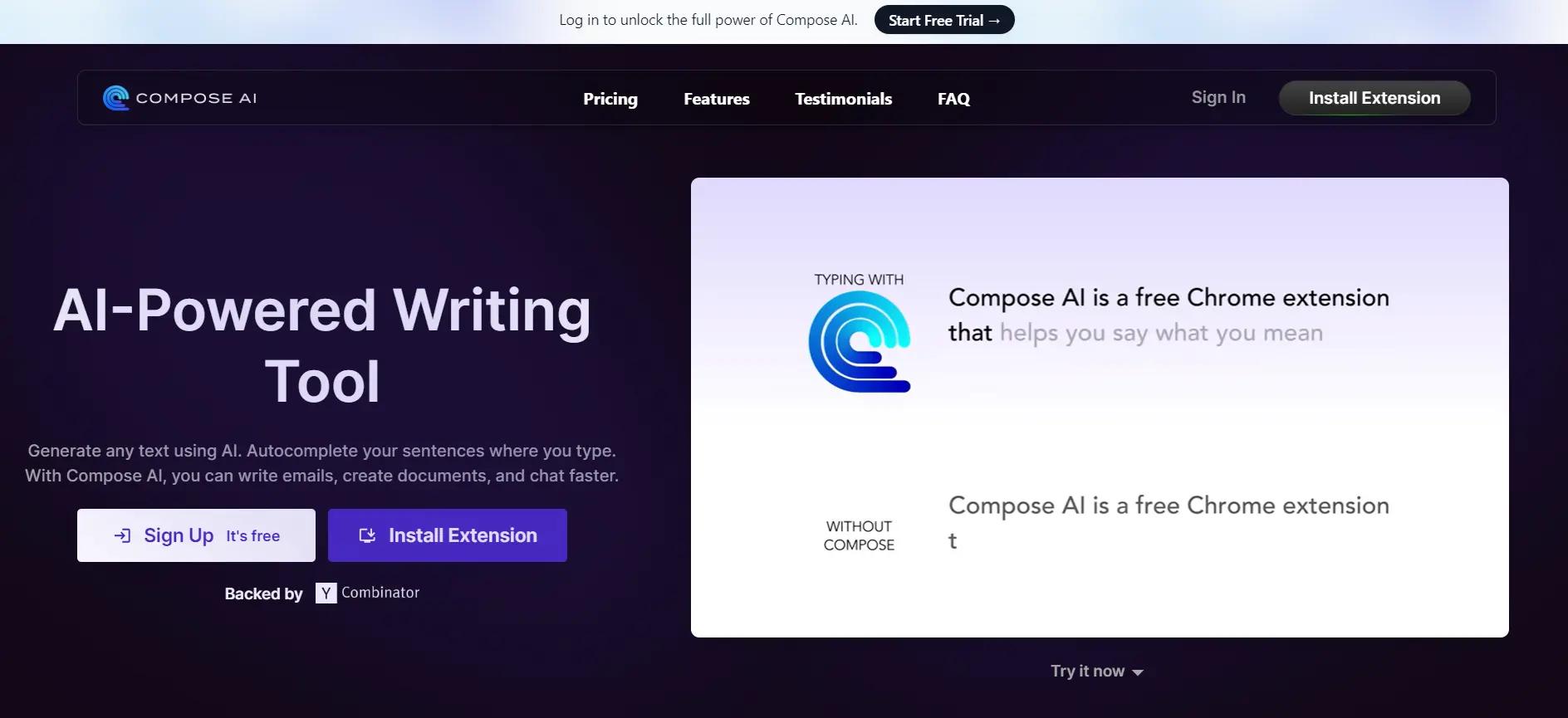 Compose AI Website