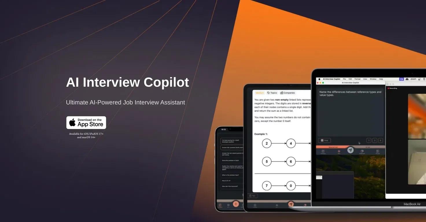 AI Interview CopilotWebsite Screenshot