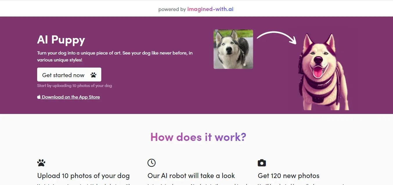 AI Puppy Website