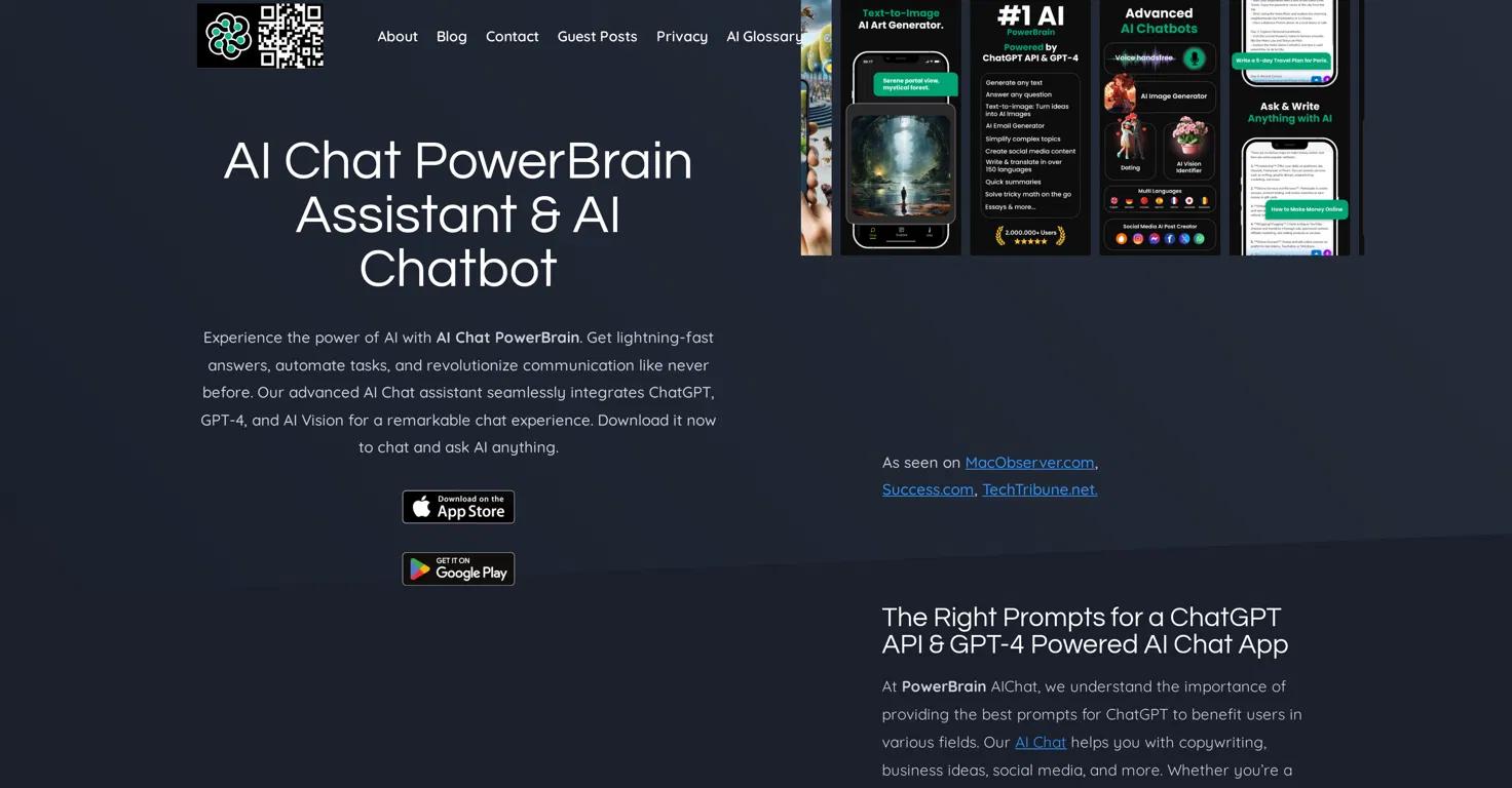 PowerBrain  Website