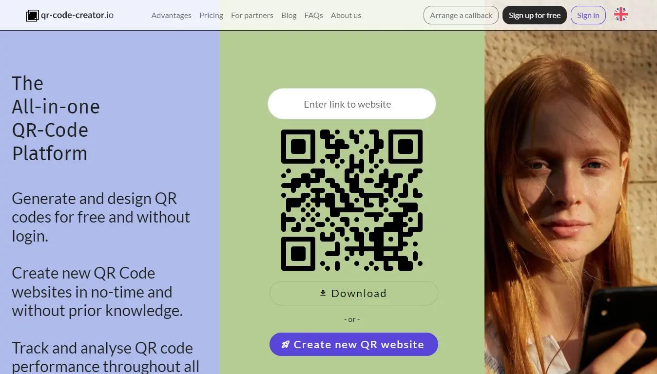 QRCodeCreator Website