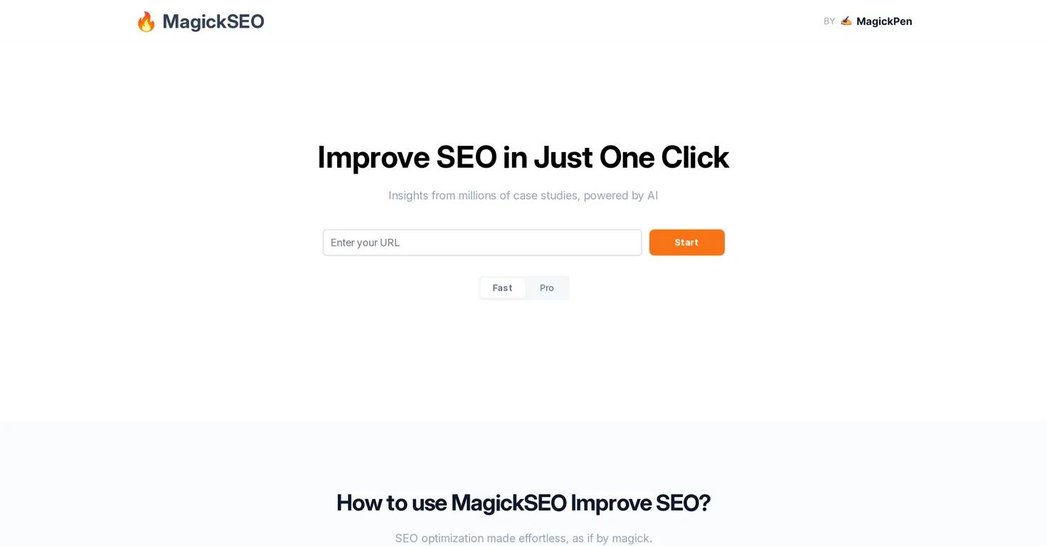 MagickSEO Website