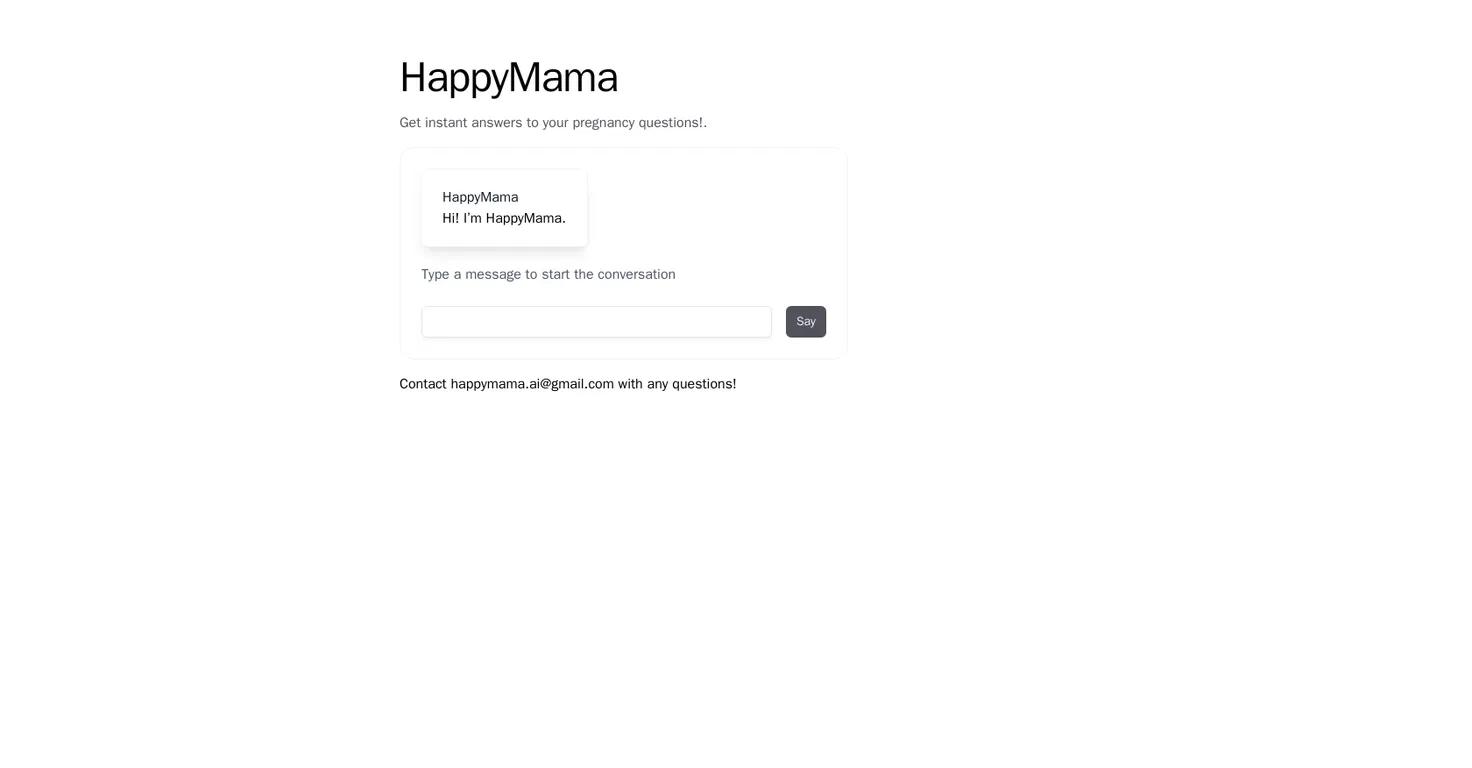 HappyMama Website