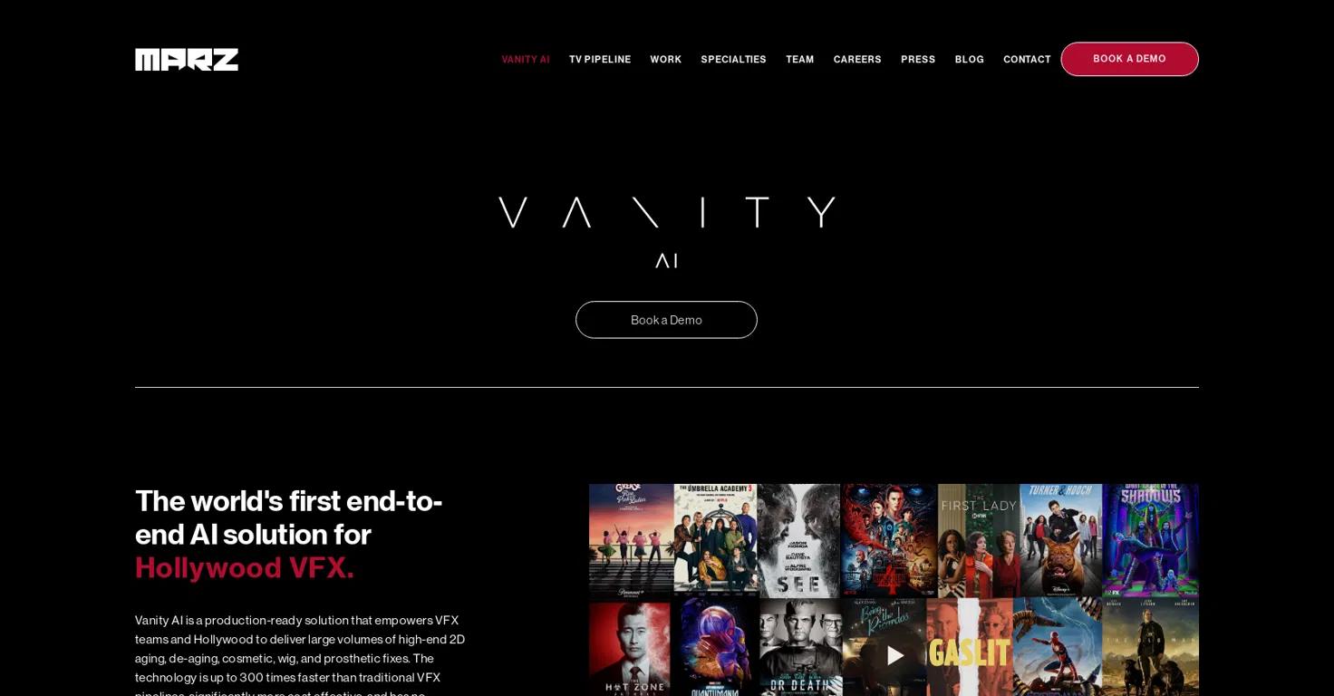 Vanity AI Website