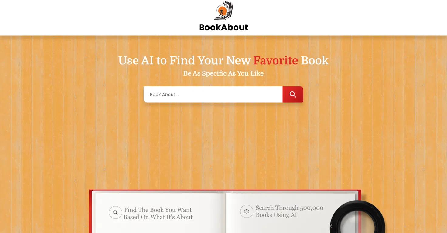 BookAbout Website