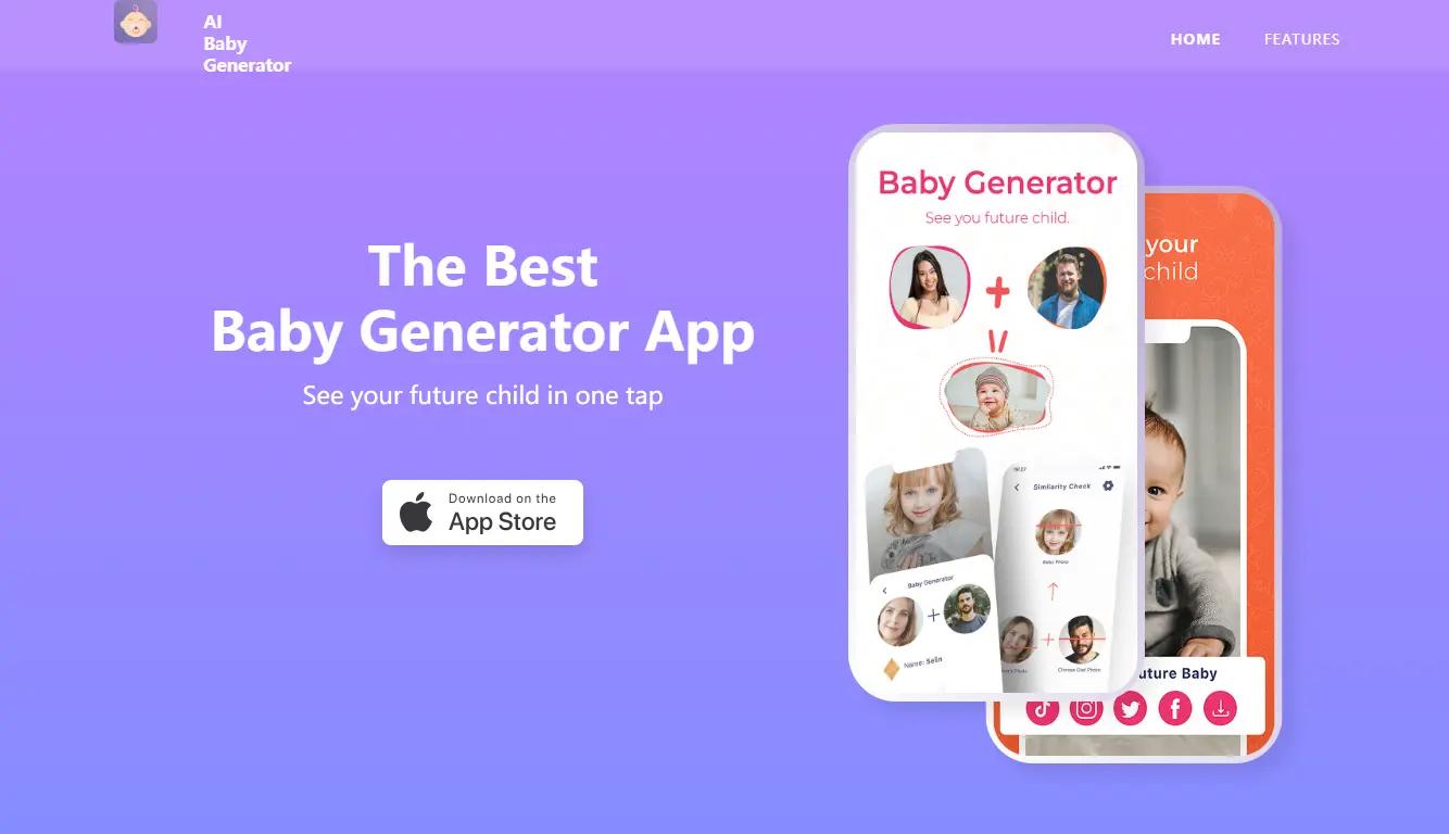 AI Baby Generator Website