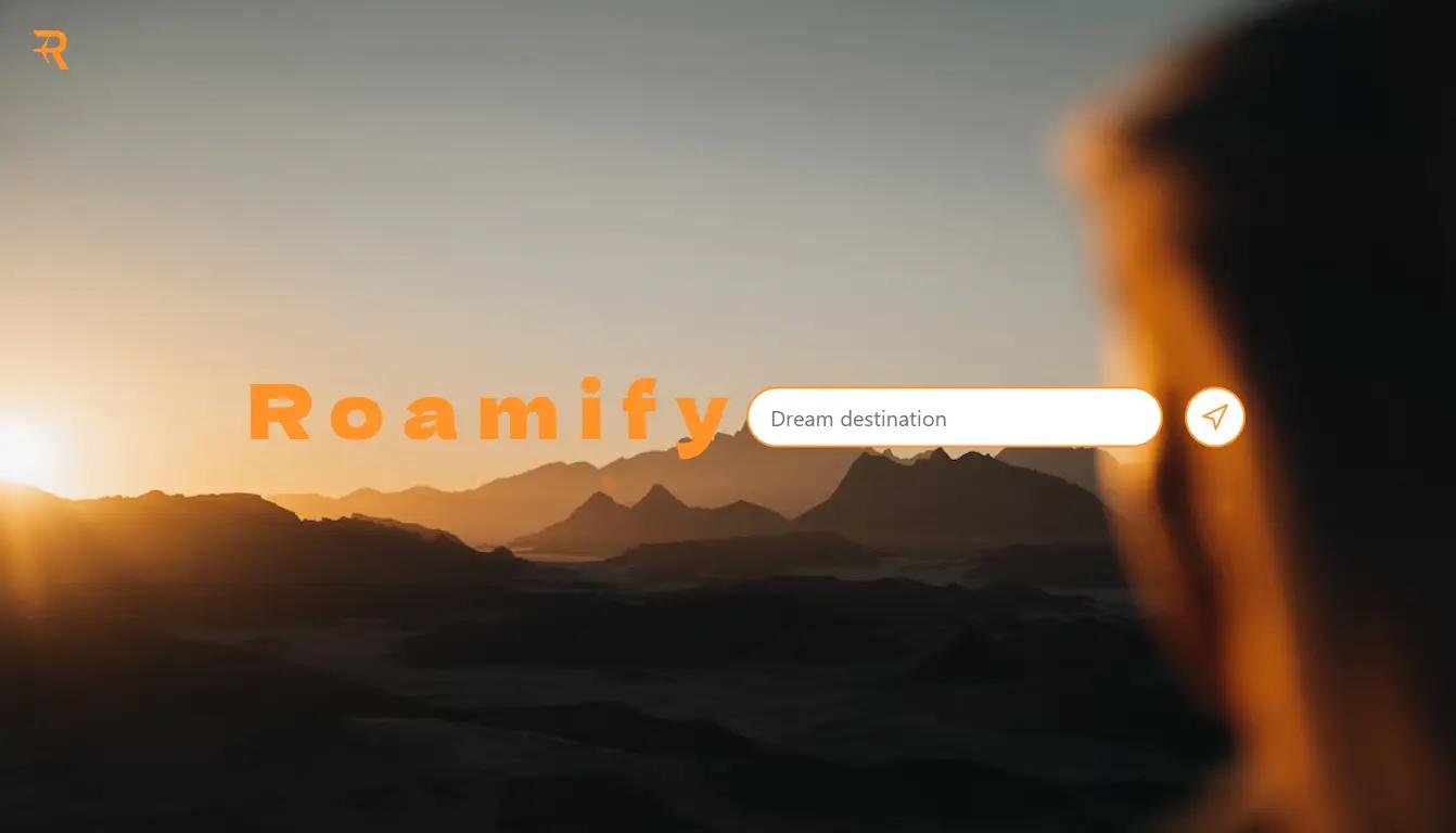 Roamify Website