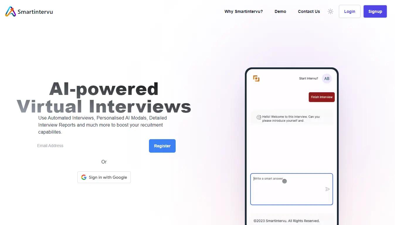 Smartintervu Website