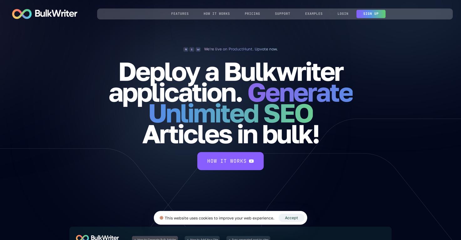 Bulkwriter Website