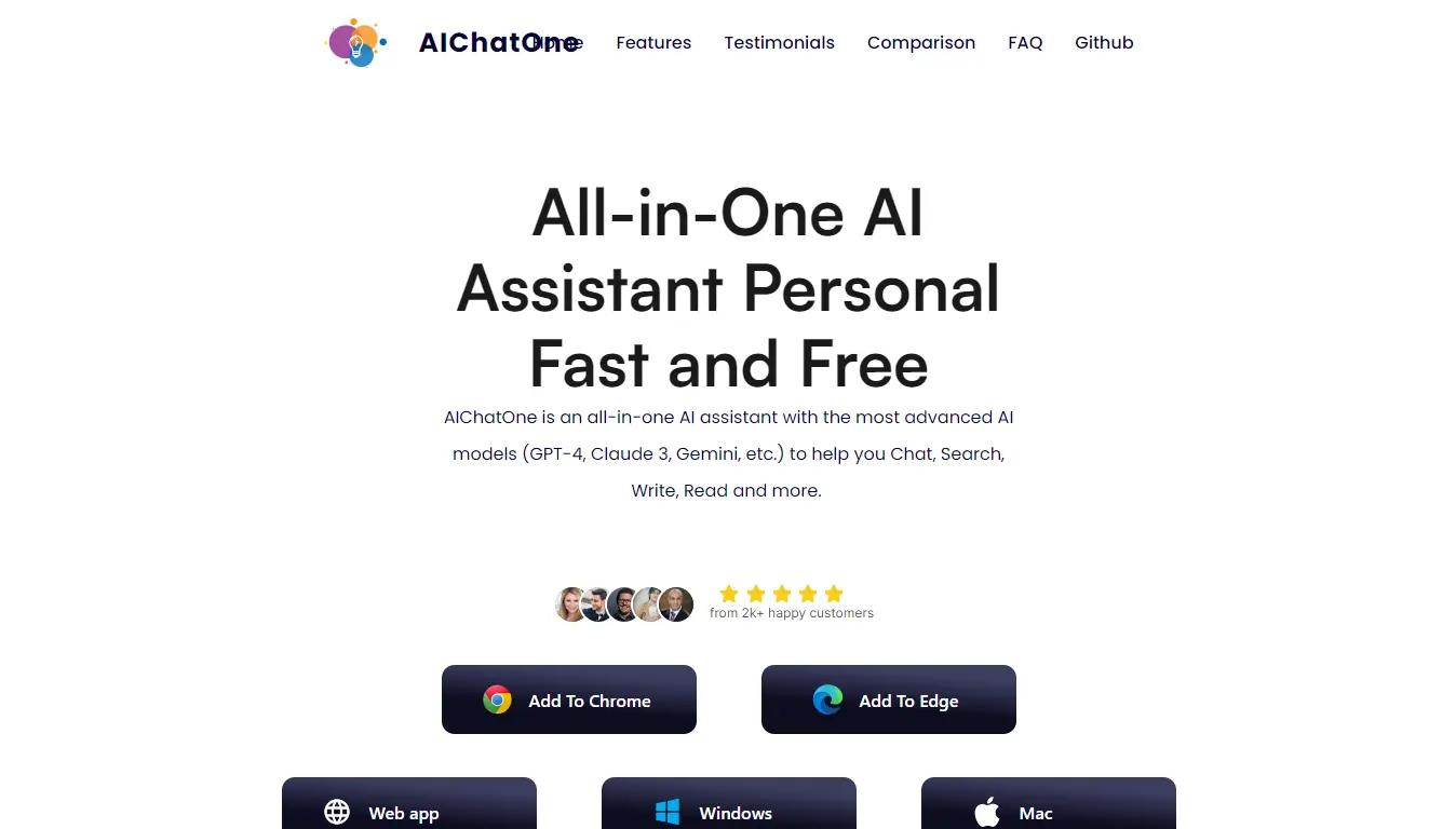 AIChatOne Website