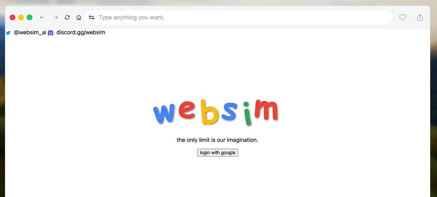 WEBSIM Website