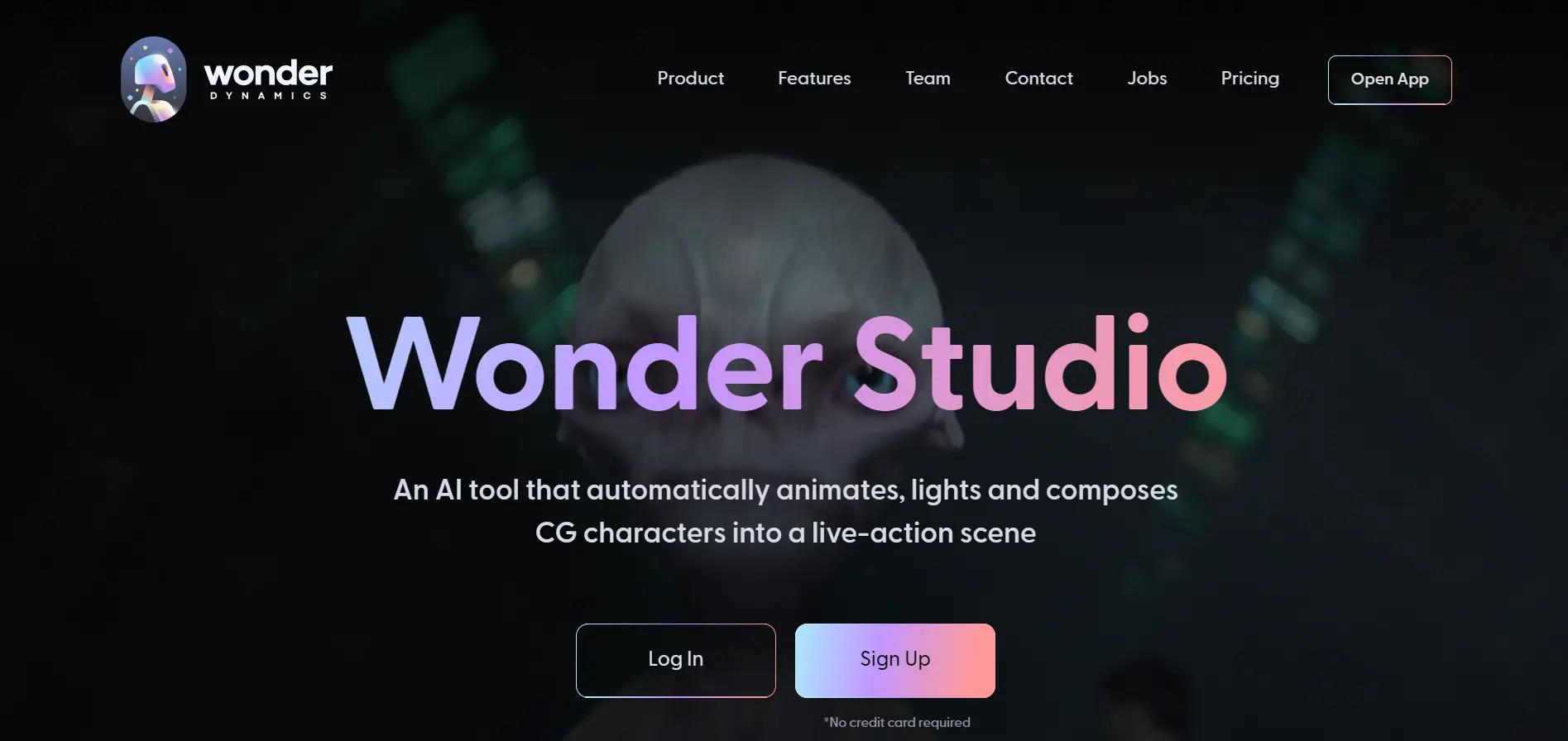 Wonder Dynamics Website