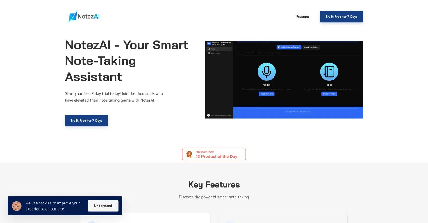 NotezAI Website