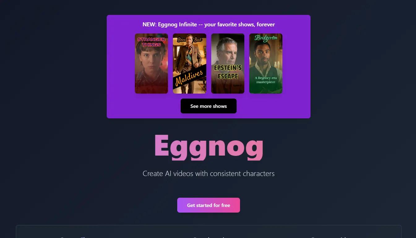 Eggnog  Website