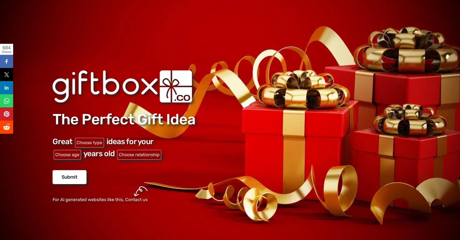 Gift Box Website