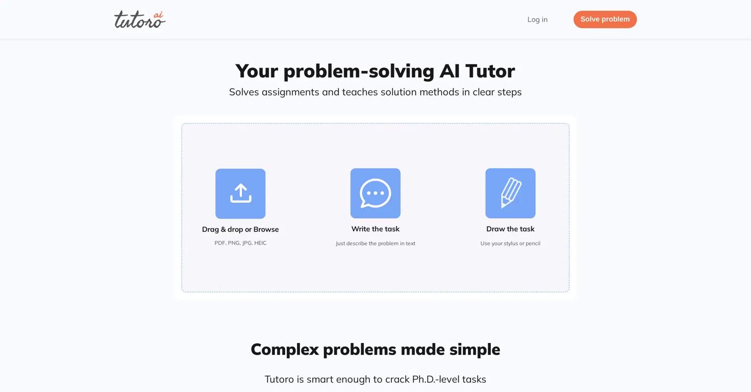 Tutoro Website