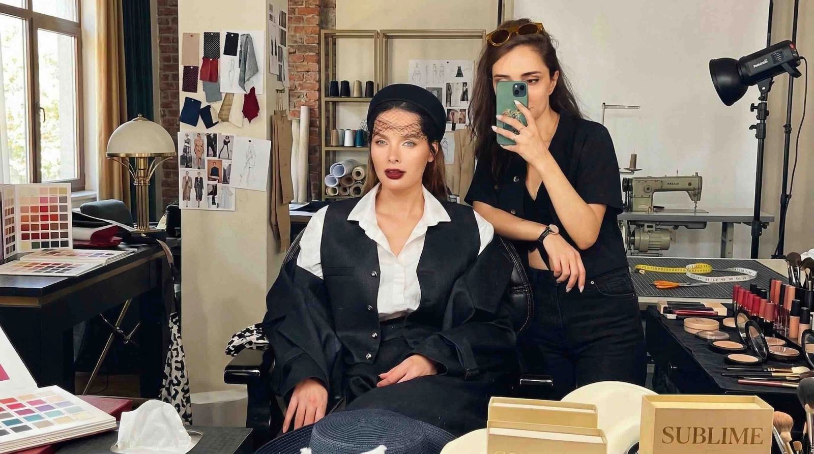 Vir Maison autumn collection styling and model preparation