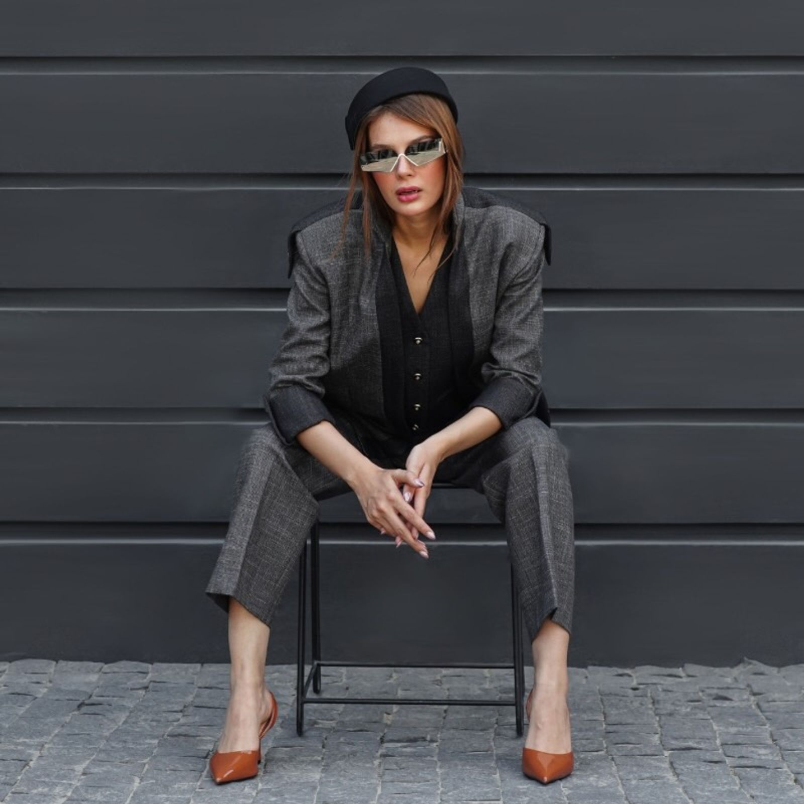 Vir Maison structured autumn look — final garment presentation