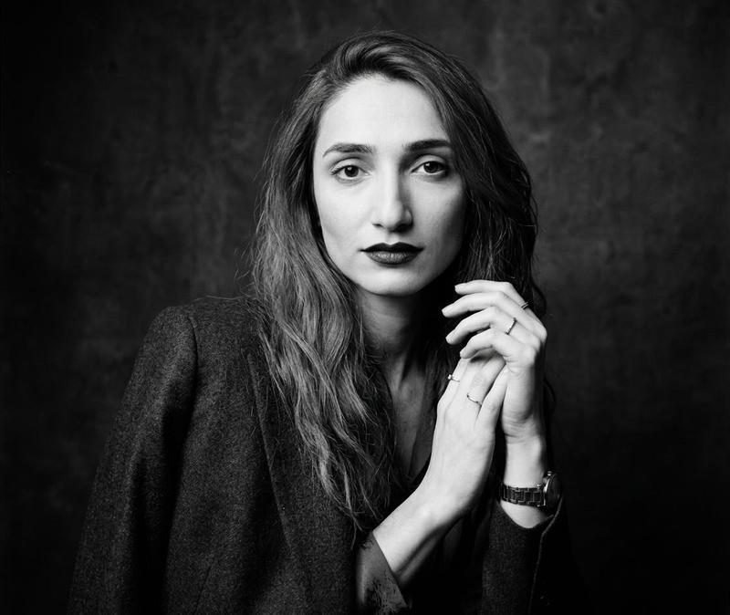 Portrait of Roya Aalinezhad, Fashion Designer and Creative Director at Aalix Studio.