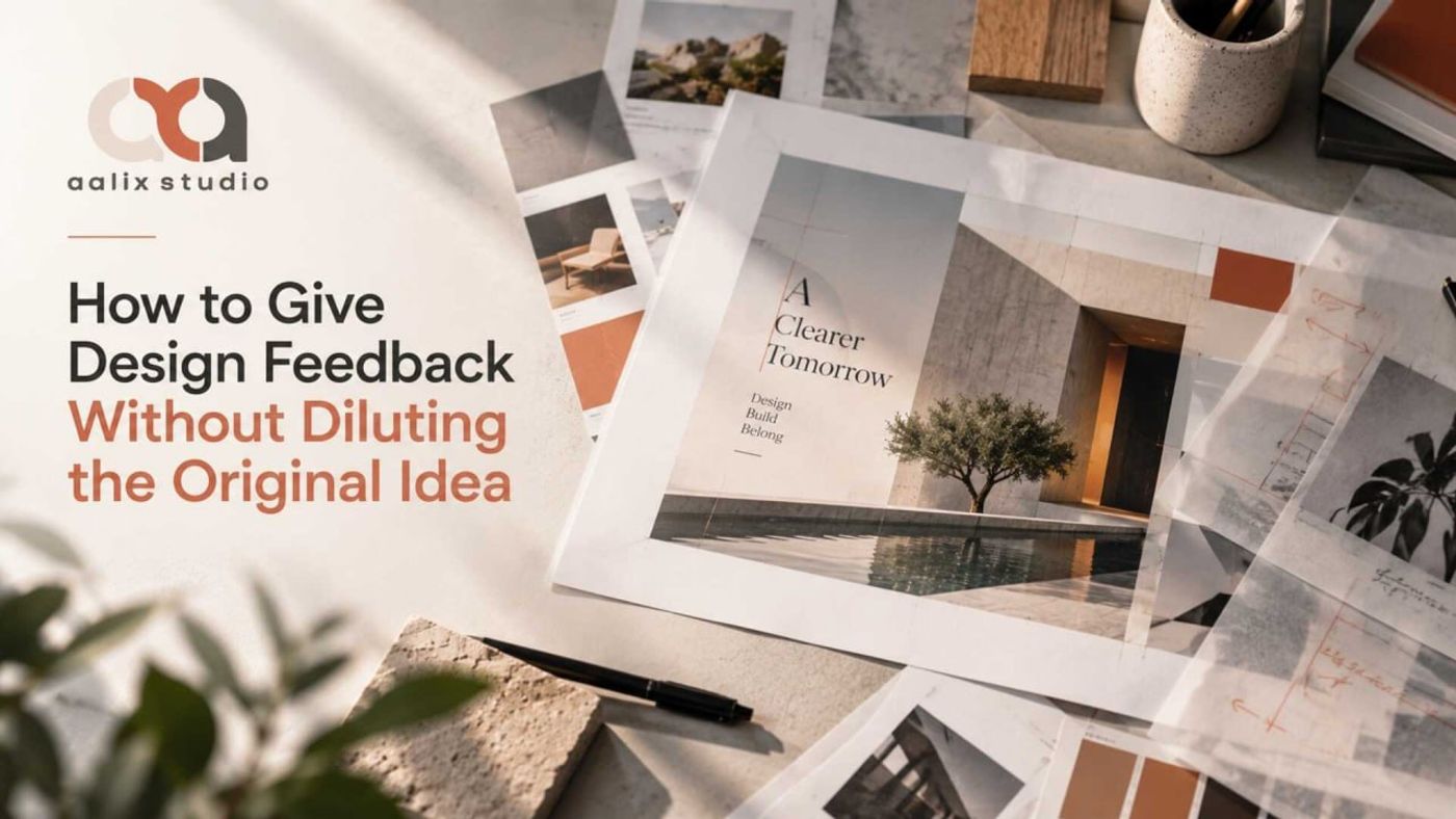 How to give design feedback without diluting the original idea