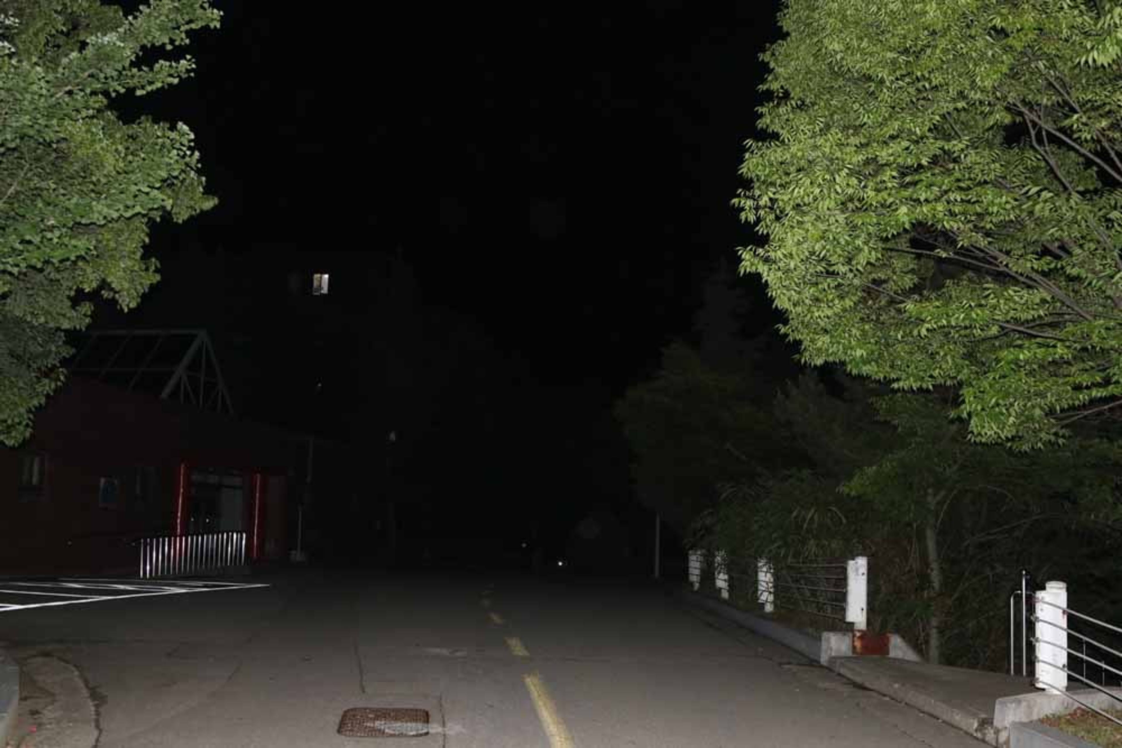 가로등 꺼진 홍익대학교 세종캠퍼스의 밤, 안전 체계에 대해 생각하다.
