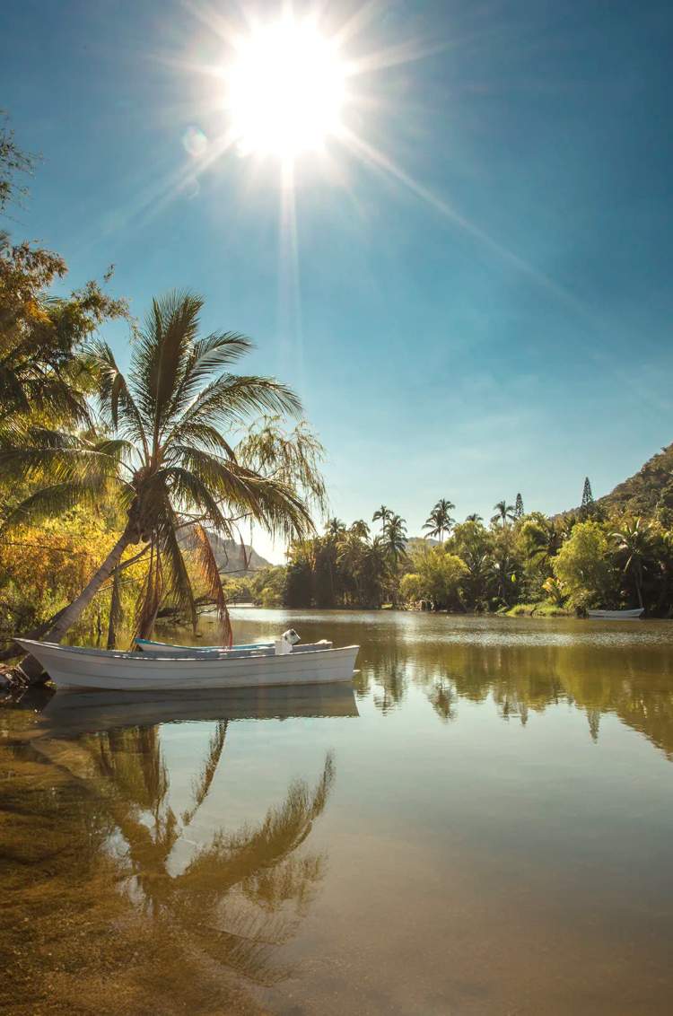 Explore the serene Yelapa River as part of an ecotourism walking tour to Yelapa, with Vallarta Adventures.