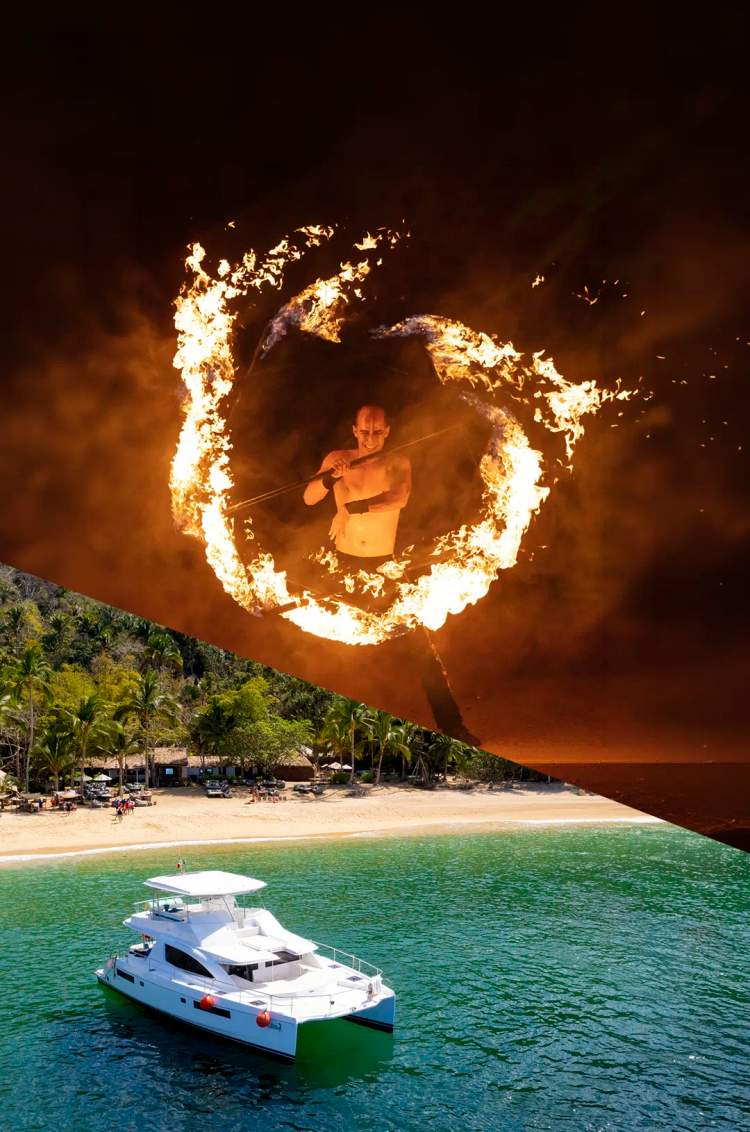 Puerto Vallarta Tour package combining Rhythms of the Night and Luxury Snorkeling at Majahuitas.