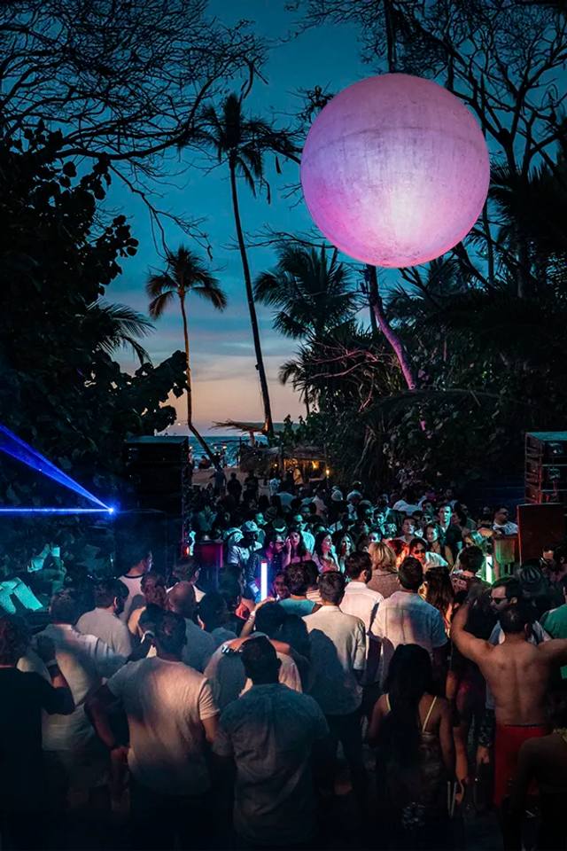 DJ playing at Majahuitas for the best 2024 New Year’s Party in Puerto Vallarta, Mexico.