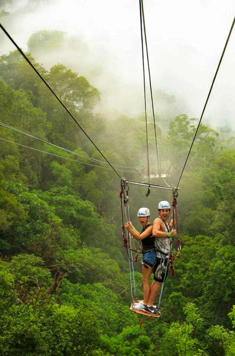 Tour package in Puerto Vallarta with ziplines.