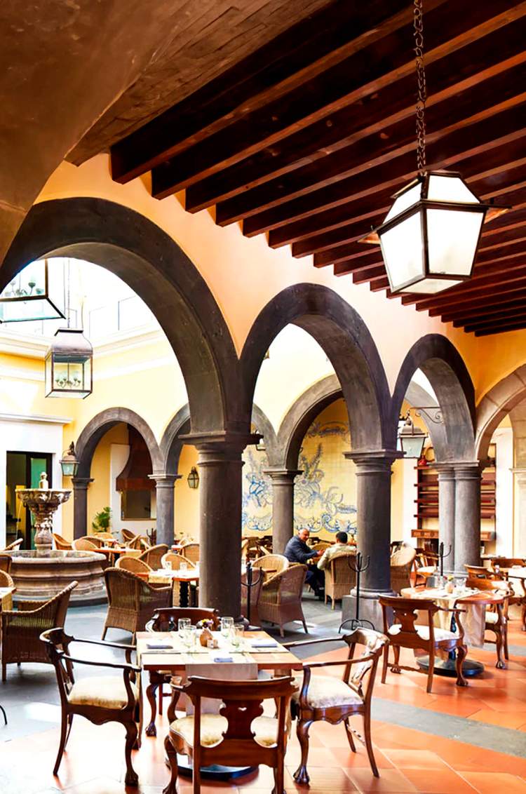Restaurant La Antigua Casona in a private Tequila tour.