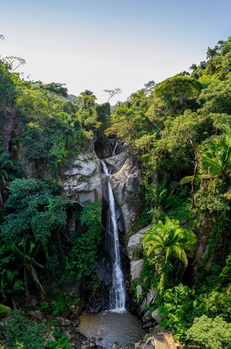 Tour to the Yelapa waterfall with Vallarta Adventures.