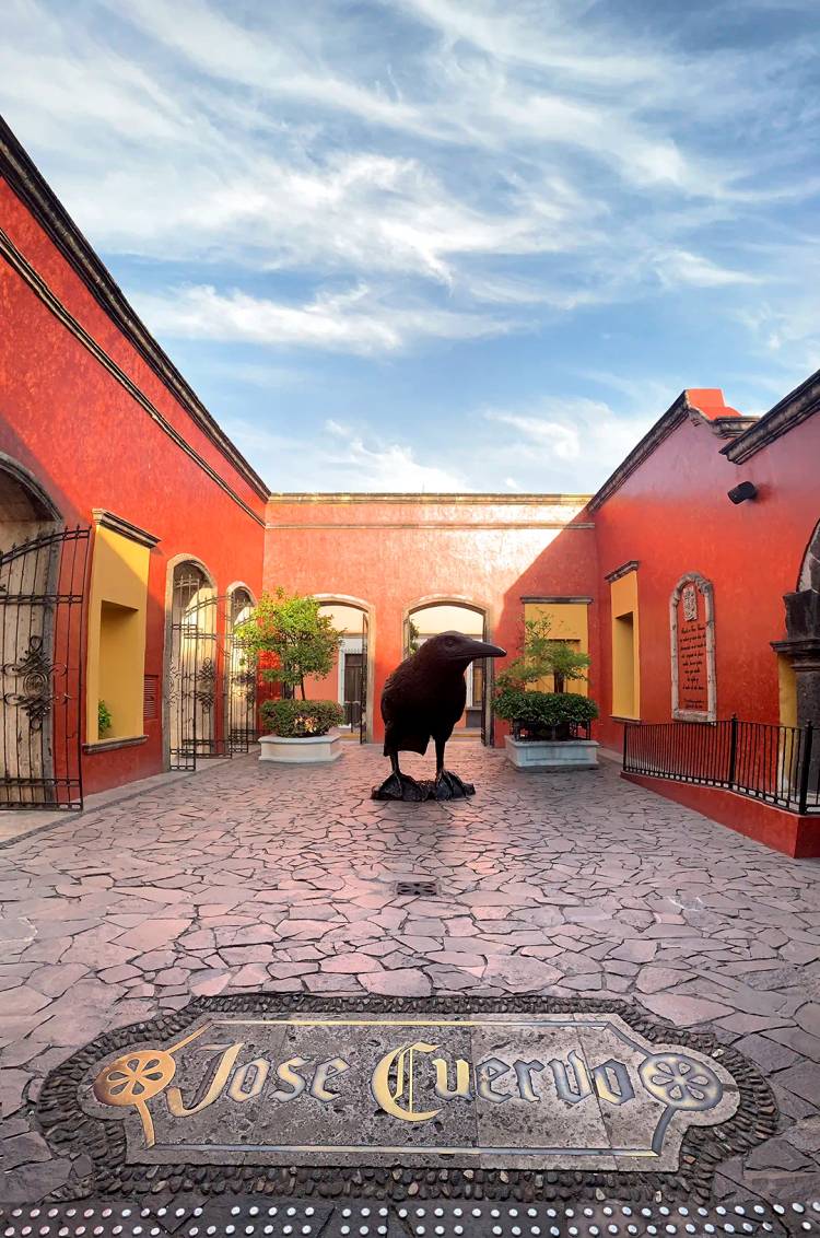 Crow sculpture at the Jose Cuervo distillery in Tequila Jalisco.