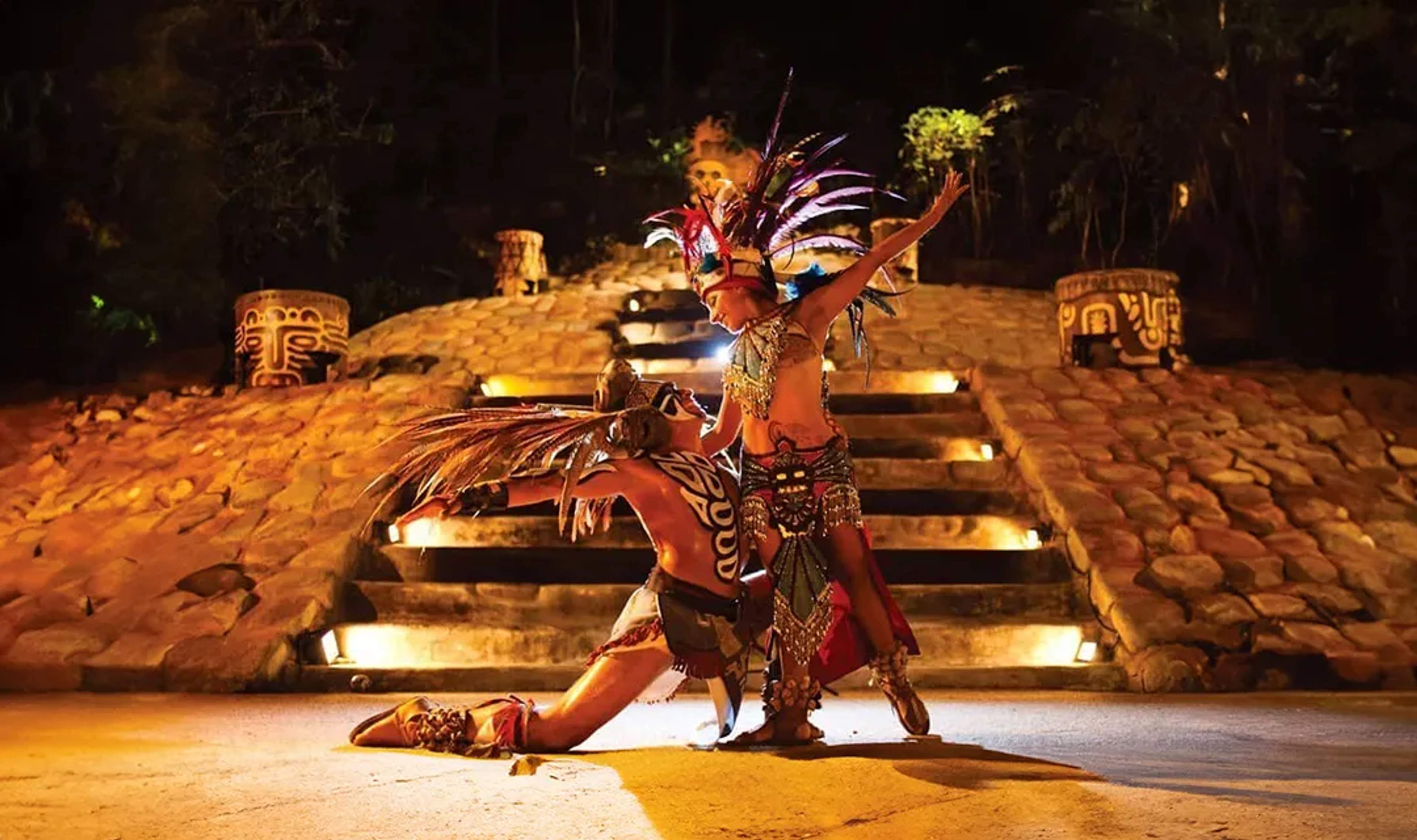Past edition of Rhythms of the Night, inspired in Aztec legends.
