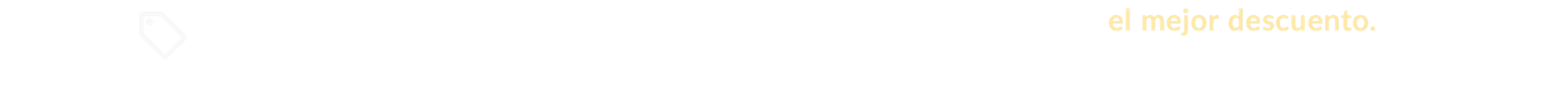 Reserve al menos 72 horas antes del horario del tour para obtener el mayor descuento.