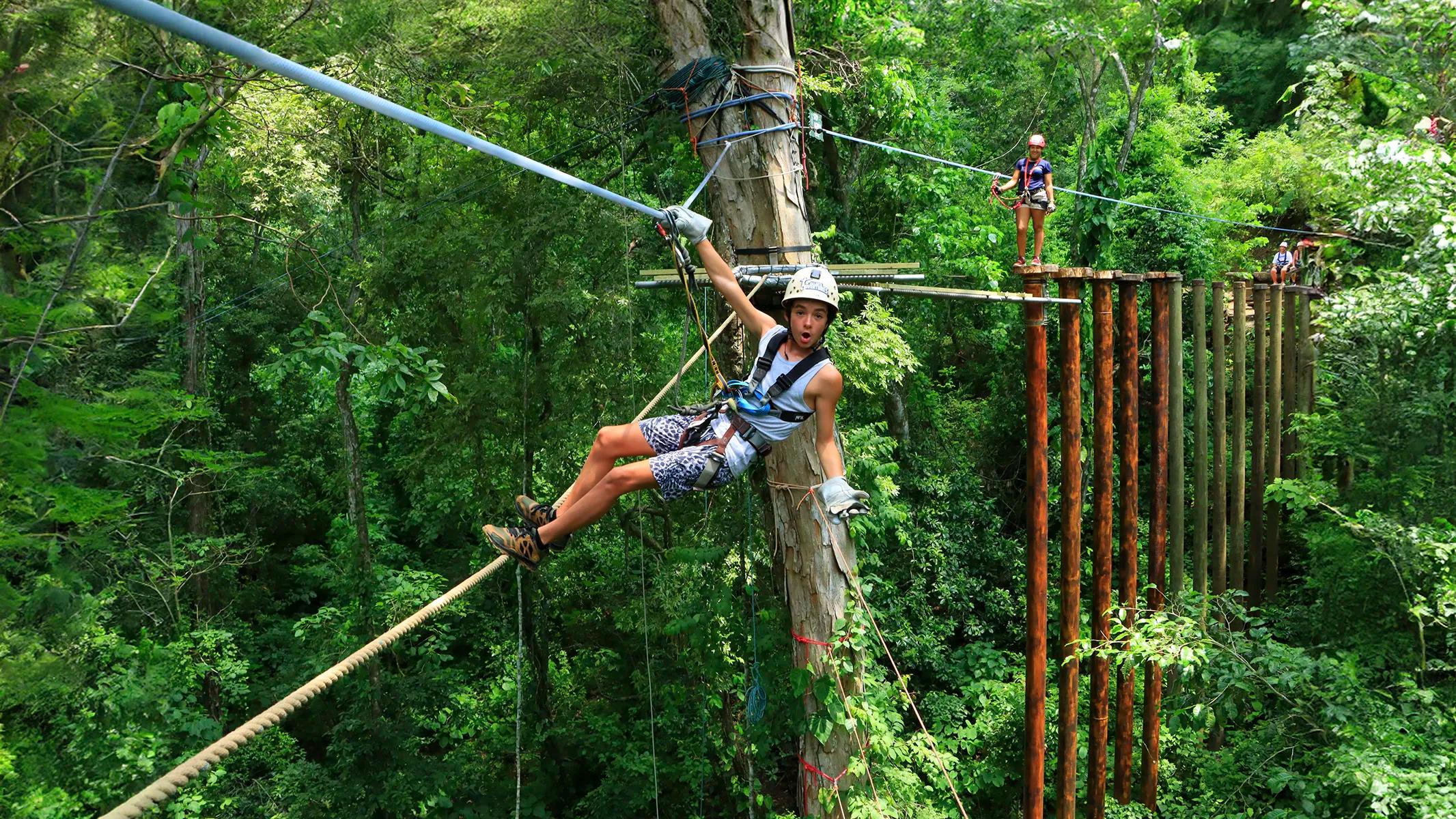 Underground sea 、Tropical、Bayou Extreme Adventure, Ziplines, ATV & Bridge - Vallarta Adventures®
