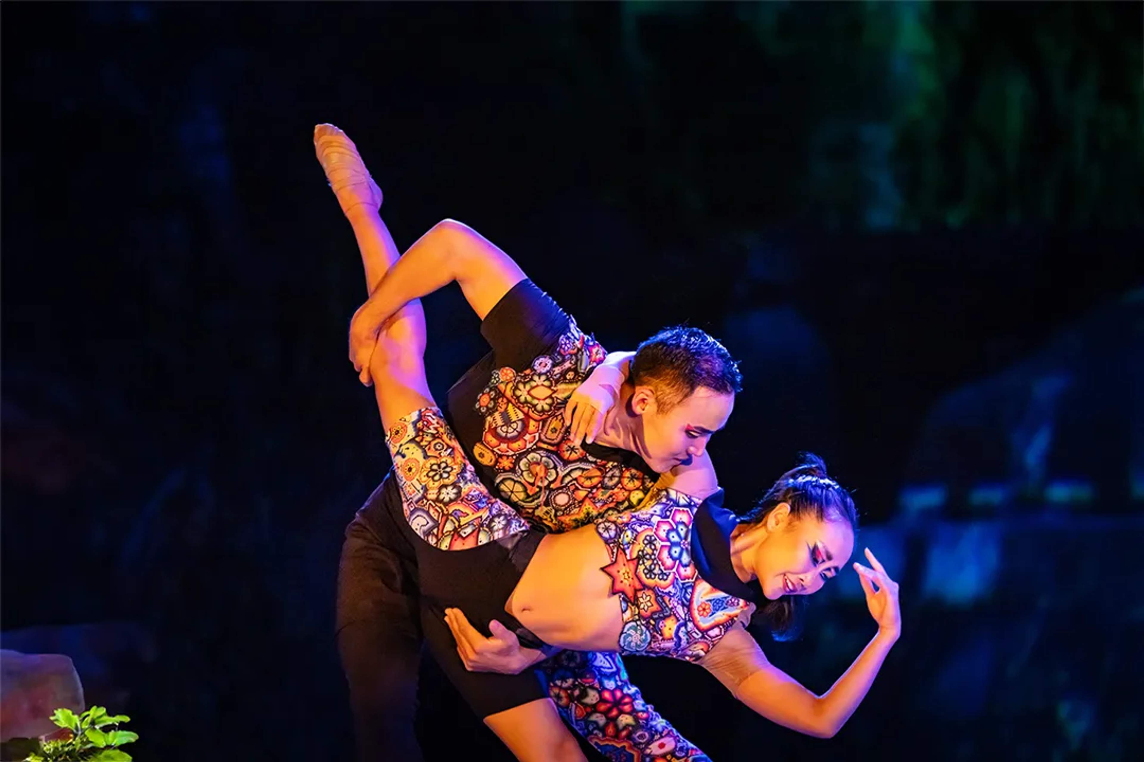 Rhythms of the Nights with costumes inspired by the Huichol culture.