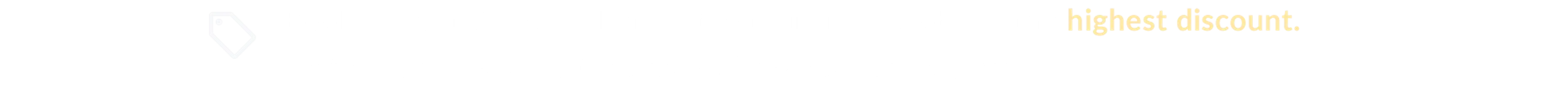 Book at least 72 hours before the tour time for highest discount