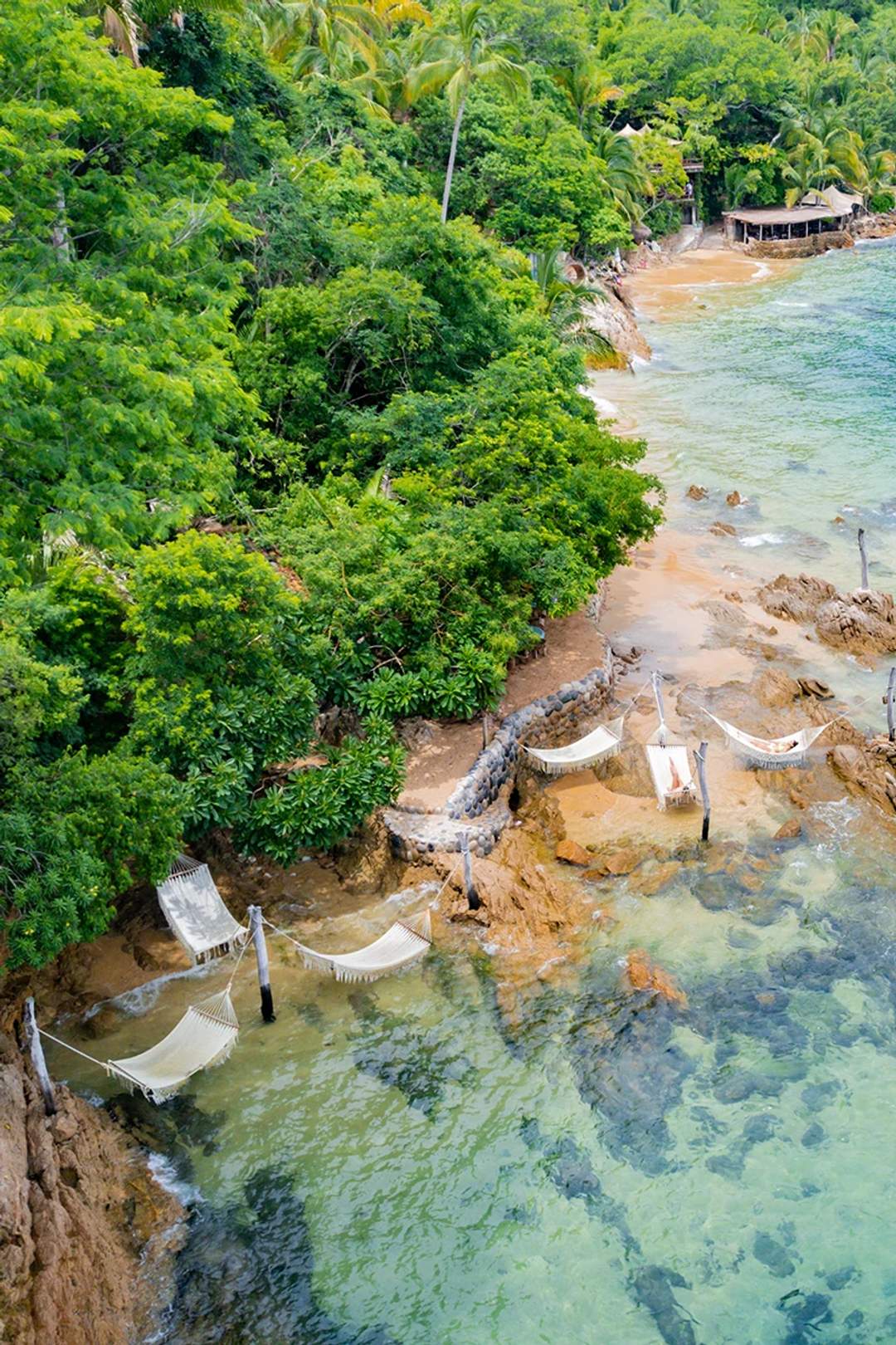 Aerial view of Las Caletas, Puerto Vallarta.